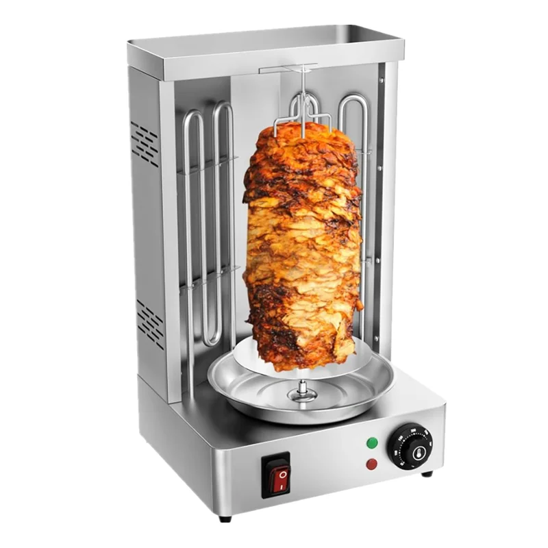 Kebab Shawarma Machine - เครื่องย่างไก่ย่างอัตโนมัติ สำหรับใช้ในบ้าน ขนาดเล็ก ใช้ในเชิงพาณิชย์ ย่างไก่งวง ชาวาร์มา