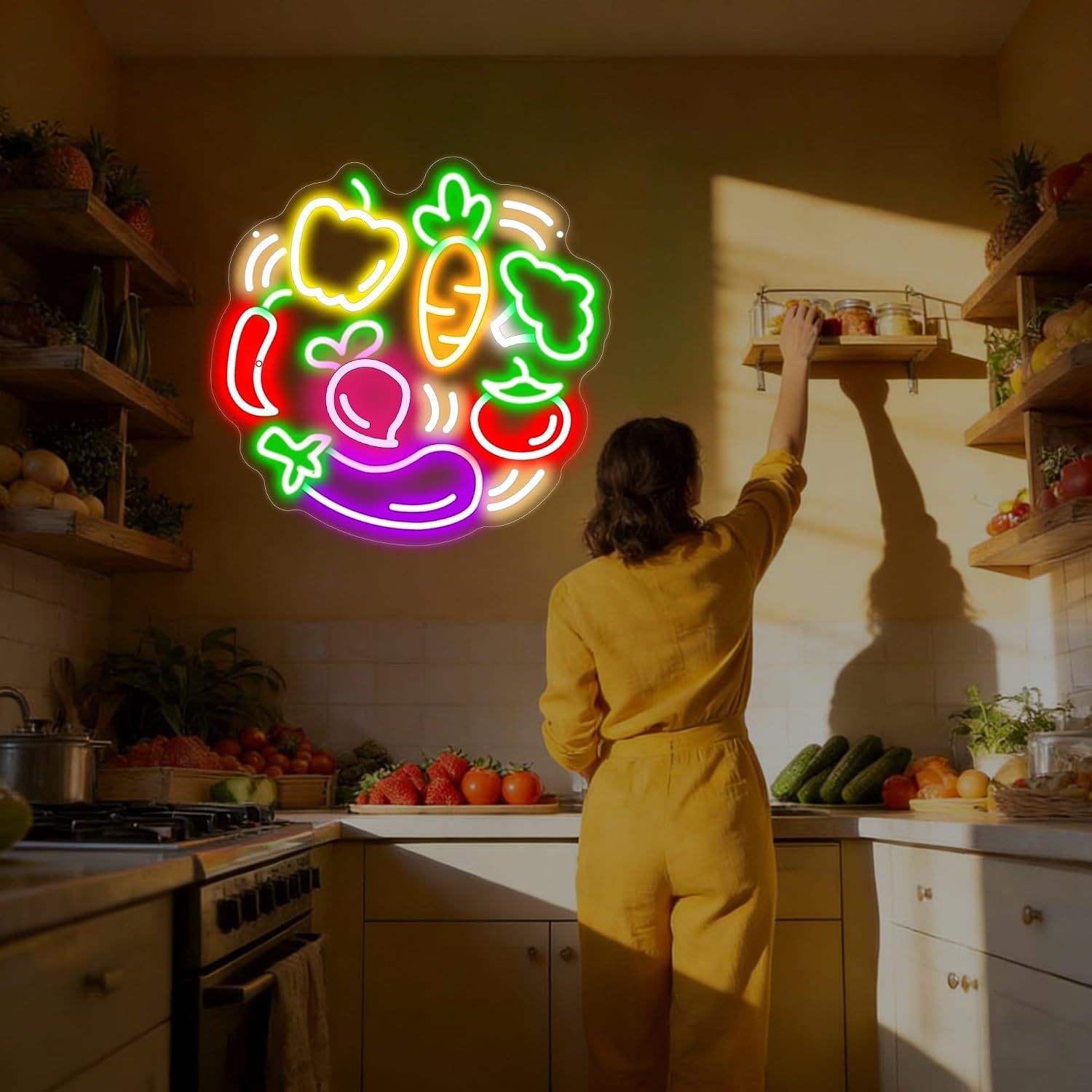 ป้ายไฟนีออน LED รูปผัก ไฟนีออน - Commercial Kitchen Store บทวิจารณ์และราคา