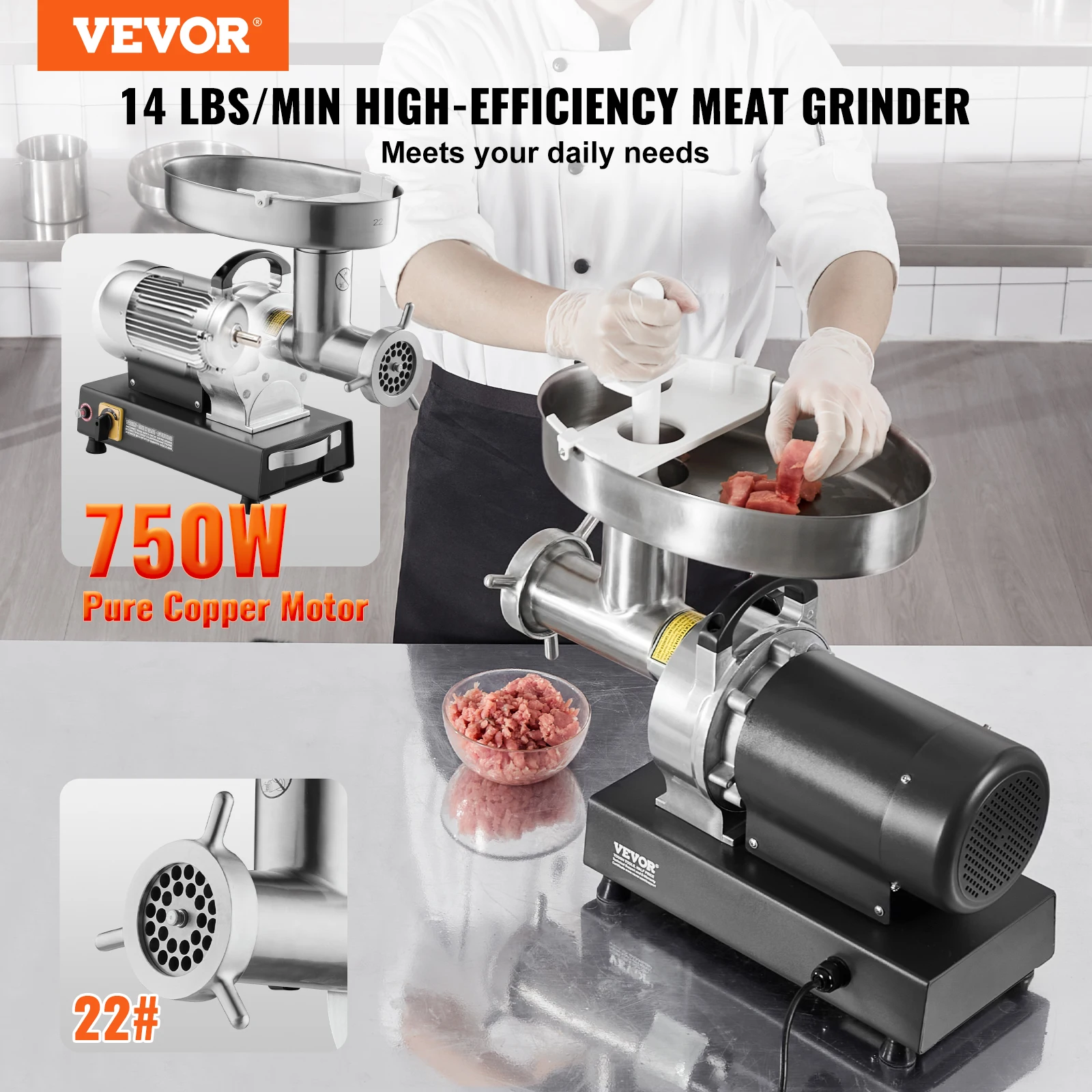 เครื่องบดเนื้อไฟฟ้า Succebuy พ - Commercial Kitchen Store บทวิจารณ์และราคา