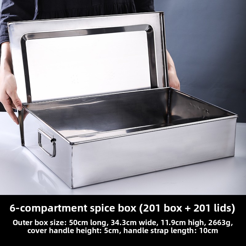กล่องใส่เครื่องปรุงสแตนเลส 4D  - Commercial Kitchen Management บทวิจารณ์และราคา