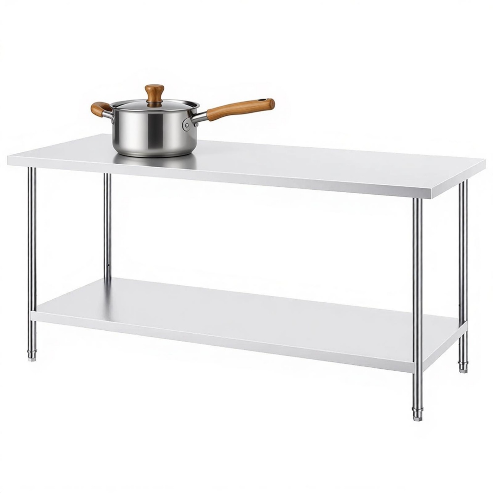 โต๊ะเตรียมอาหารสแตนเลสเชิงพาณิ - Commercial Kitchen Backsplash บทวิจารณ์และราคา