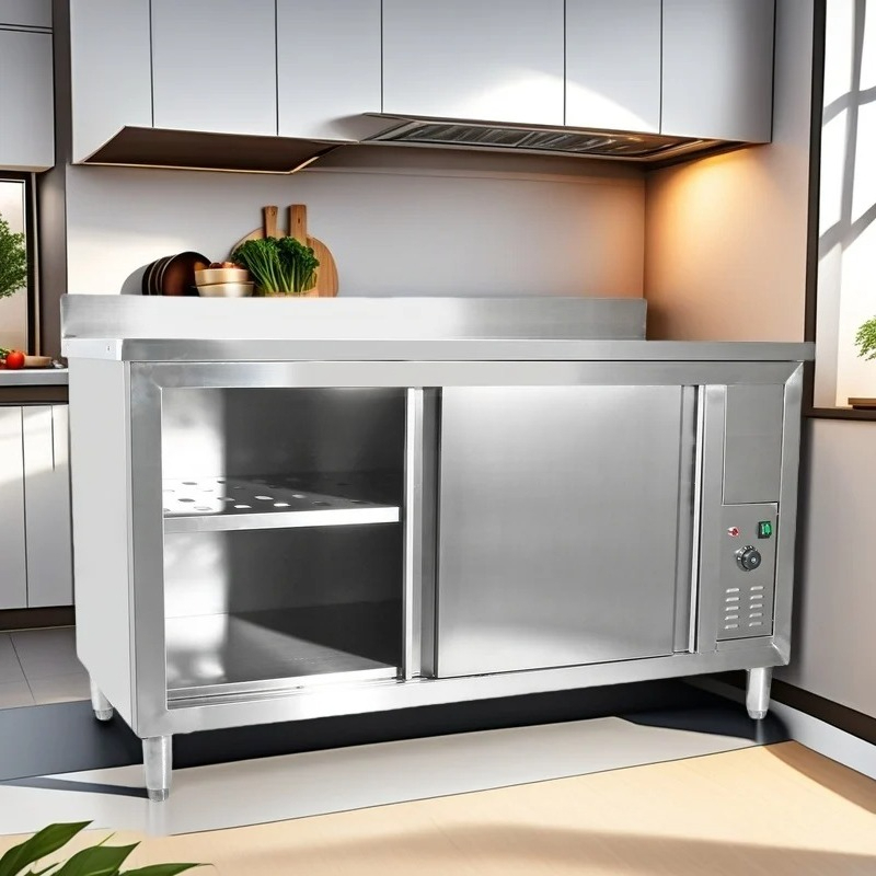 โต๊ะทำงานครัวสแตนเลสแบบไฟฟ้าพร - Commercial Kitchen Backsplash บทวิจารณ์และราคา