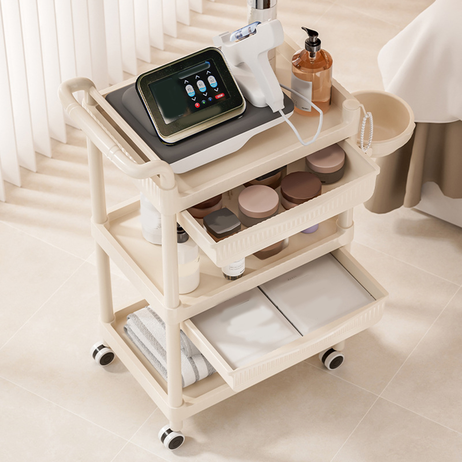 รถเข็น 3 ชั้นร้านเสริมสวยพิเศษ - Commercial Kitchen Management บทวิจารณ์และราคา