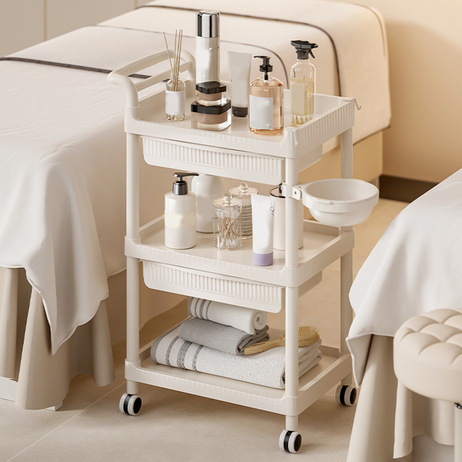 รถเข็น 3 ชั้นร้านเสริมสวยพิเศษ - Commercial Kitchen Management บทวิจารณ์และราคา