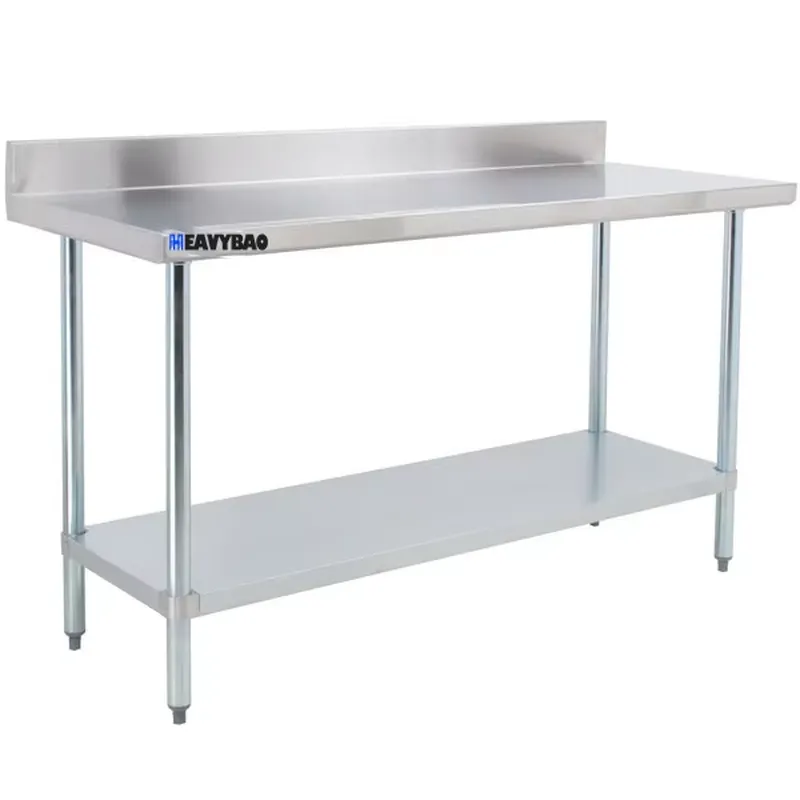 โต๊ะทำงานครัวอุตสาหกรรมสแตนเลส - Commercial Kitchen Backsplash บทวิจารณ์และราคา