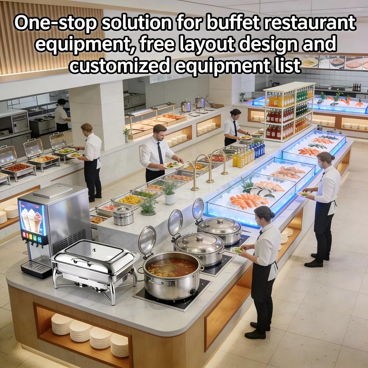 ชุดอุปกรณ์ร้านอาหารฟาสต์ฟู้ด K - Commercial Kitchen Layouts บทวิจารณ์และราคา